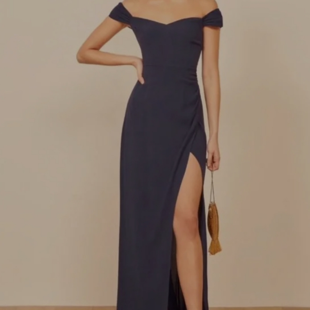 Reformation Marilyn Dress Navy